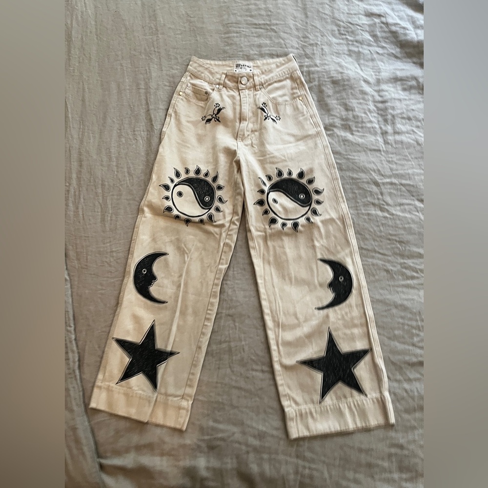 Meadows 0 celestial canvas high rise pants